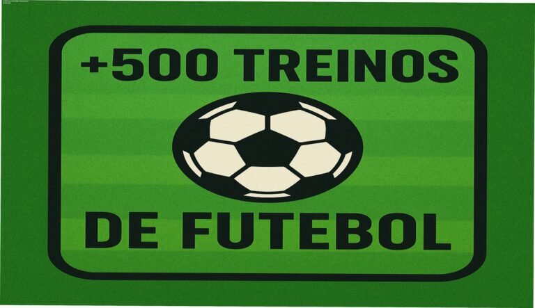 Planilha PDF de +500 treinos de futebol funcional para melhorar desempenho no campo