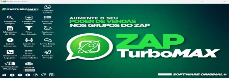 ZAPTurboMAX enviando milhares de mensagens automáticas no WhatsApp com proteção anti-bloqueio