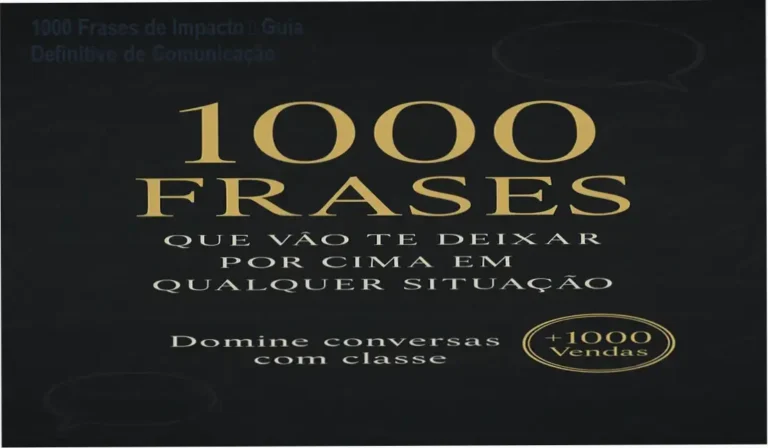 Capa do ebook 1000 Frases de Impacto de Jean, guia de comunicação assertiva
