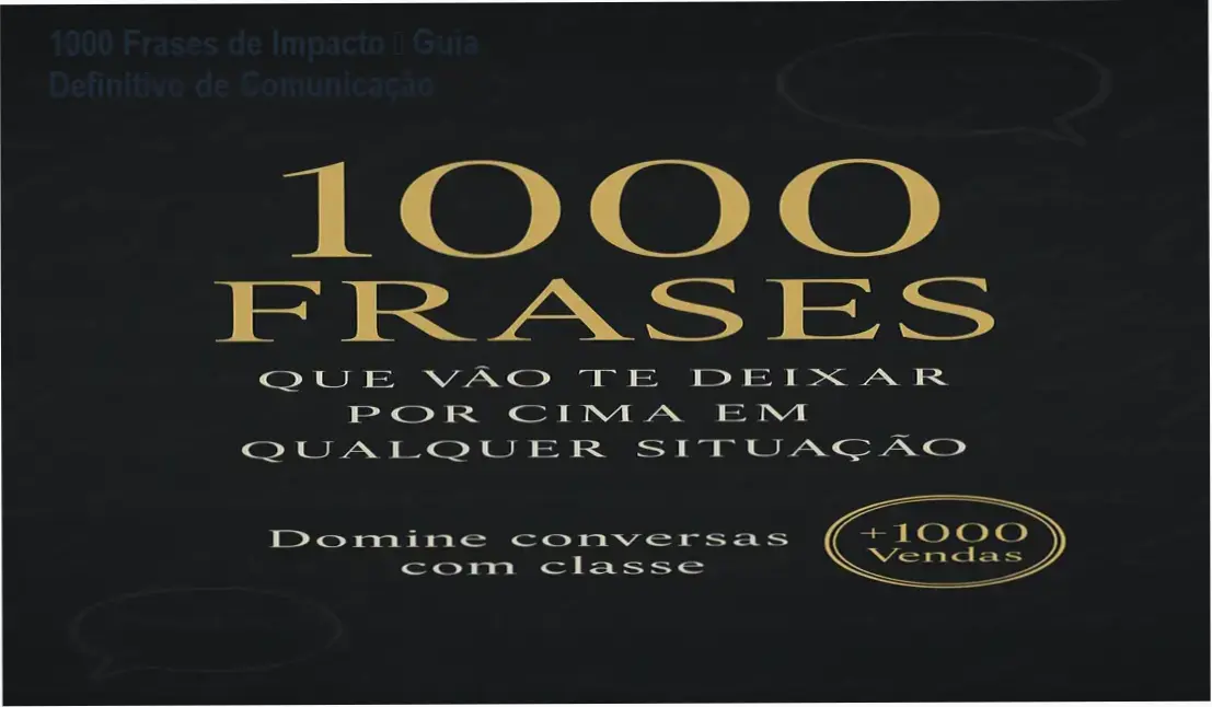 Capa do ebook 1000 Frases de Impacto de Jean, guia de comunicação assertiva