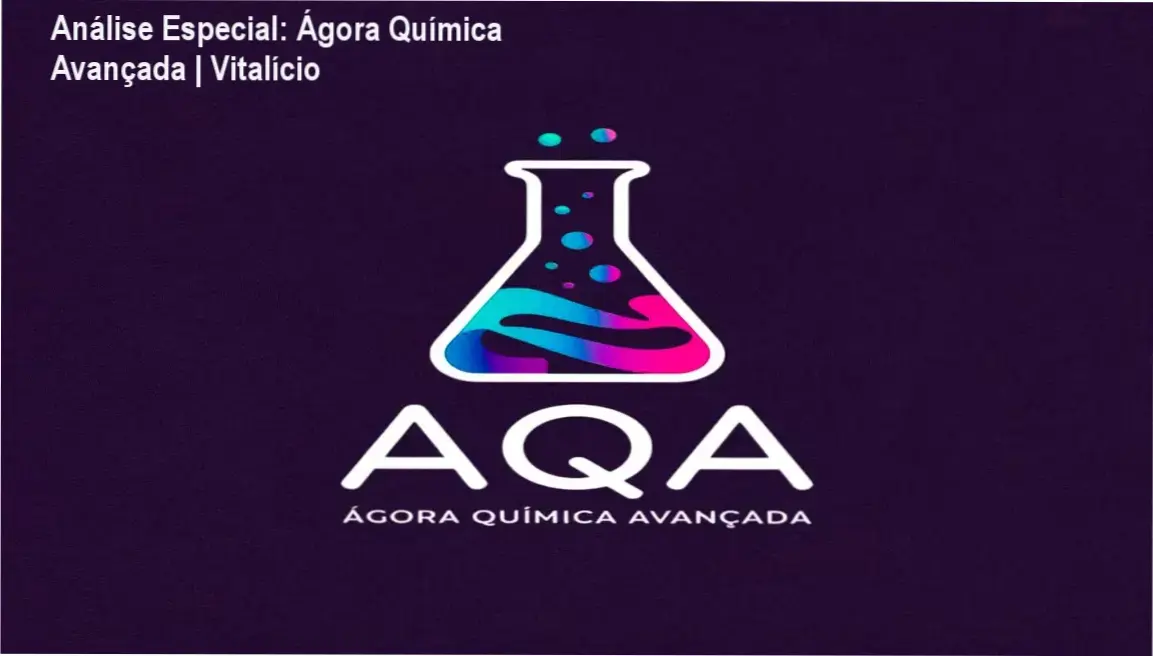 Capa informativa sobre o tema Ágora Química Avançada | Vitalício