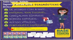 Capa informativa sobre o tema "Avaliação Diagnóstica 1º ao 5º ano - KIT SÓ ESCOLA