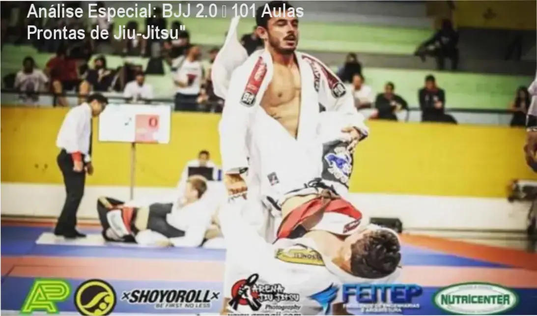 Capa informativa sobre o tema BJJ 2.0 – 101 Aulas Prontas de Jiu-Jitsu"