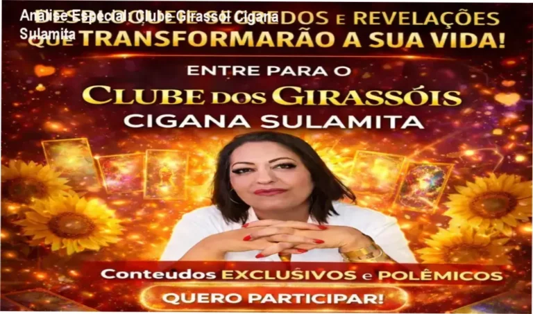 Capa informativa sobre o tema Clube Girassól Cigana Sulamita