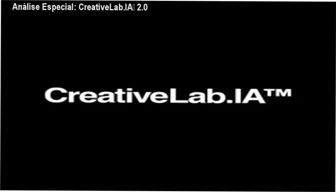 Capa informativa sobre o tema CreativeLab.IA™ 2.0