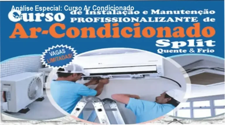 Capa informativa sobre o tema Curso Ar Condicionado Split