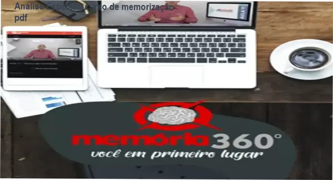 Capa informativa sobre o tema curso de memorização pdf