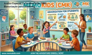 Capa informativa sobre o tema Curso Memokids (CMK) Memorização para Estudantes