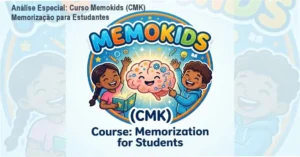 Capa informativa sobre o tema Curso Memokids (CMK) Memorização para Estudantes