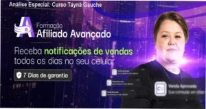 Capa informativa sobre o tema Curso Taynã Gauche