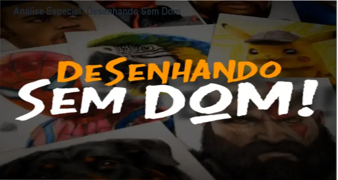 Capa informativa sobre o tema Desenhando Sem Dom