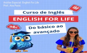 Capa informativa sobre o tema English For Life Prof.: Ana Paula