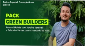 Capa informativa sobre o tema Formação Green Builders