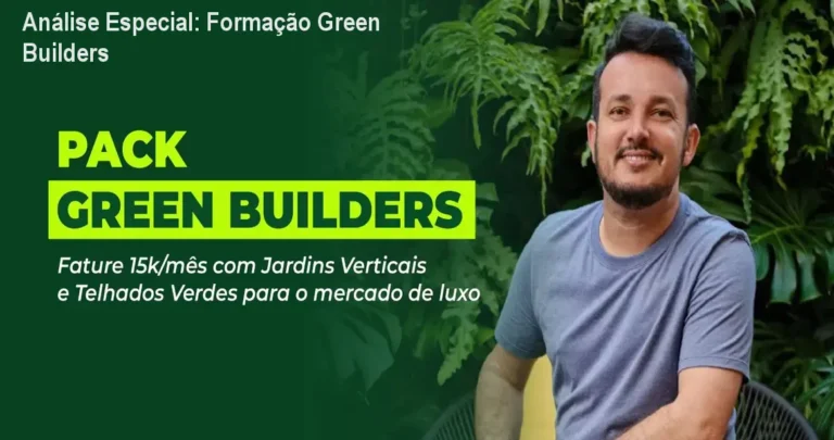 Capa informativa sobre o tema Formação Green Builders