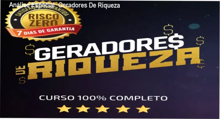 Capa informativa sobre o tema Geradores De Riqueza