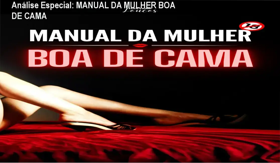 Capa informativa sobre o tema MANUAL DA MULHER BOA DE CAMA