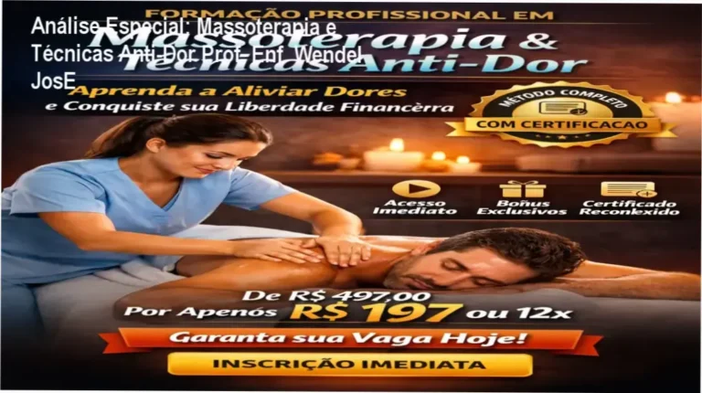 Capa informativa sobre o tema Massoterapia e Técnicas Anti-Dor Prof. Enf. Wendel JosE