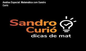 Capa informativa sobre o tema Matemática com Sandro Curió