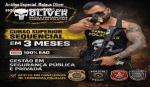 Capa informativa sobre o tema Mateus Oliver sequencial superior EAD 3 meses