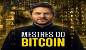 Capa informativa sobre o tema "Mestres do Bitcoin","autor_produtor":"Augusto Backes