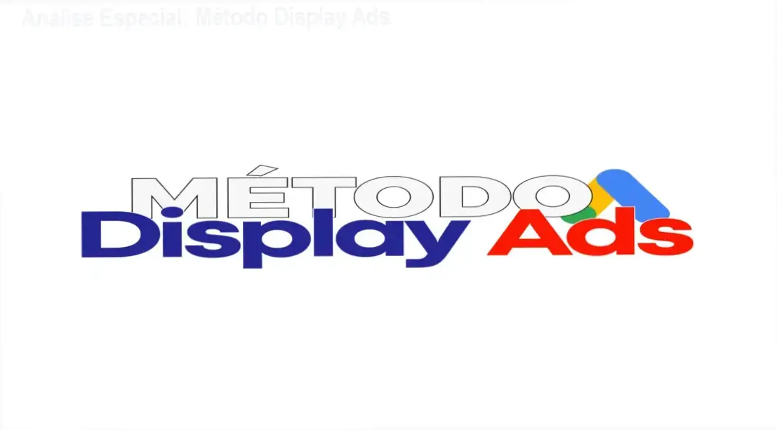 Capa informativa sobre o tema Método Display Ads