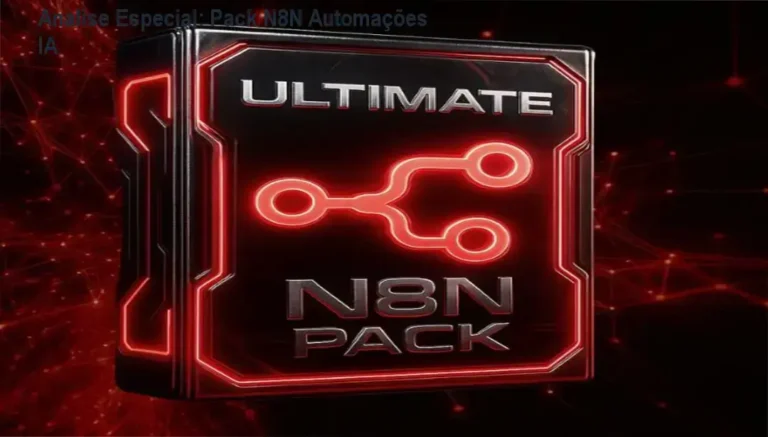 Capa informativa sobre o tema Pack N8N Automações IA
