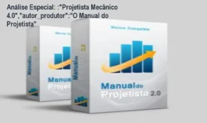 Capa informativa sobre o tema :"Projetista Mecânico 4.0","autor_produtor":"O Manual do Projetista"