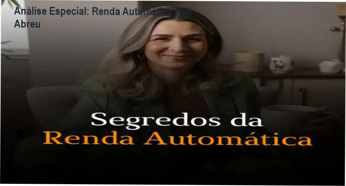 Capa informativa sobre o tema Renda Automática Nati Abreu