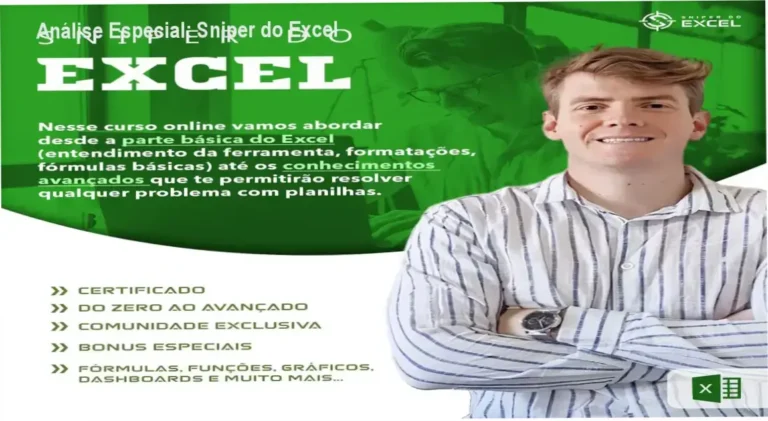 Capa informativa sobre o tema Sniper do Excel
