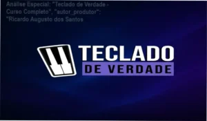 Capa informativa sobre o tema "Teclado de Verdade - Curso Completo", "autor_produtor": "Ricardo Augusto dos Santos