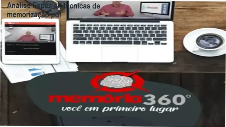 Capa informativa sobre o tema técnicas de memorização pdf