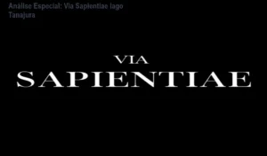 Capa informativa sobre o tema Via Sapientiae Iago Tanajura