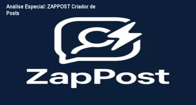 Capa informativa sobre o tema ZAPPOST Criador de Posts