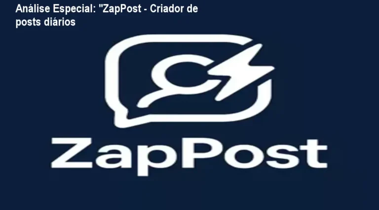 Capa informativa sobre o tema "ZapPost - Criador de posts diários