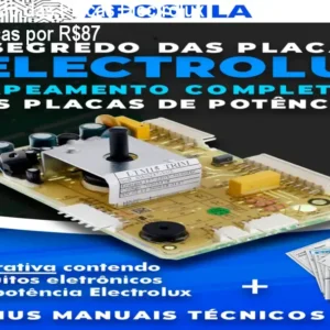 Apostila Segredo das Placas Electrolux – Conserte placas por R$87