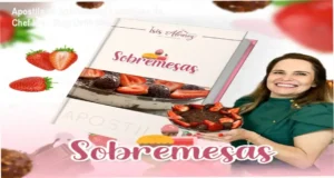 Capa da apostila digital de sobremesas lucrativas da Chef Isis com destaque de preço promocional