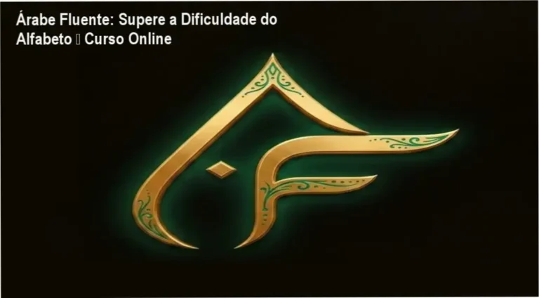 Árabe Fluente: Supere a Dificuldade do Alfabeto – Curso Online