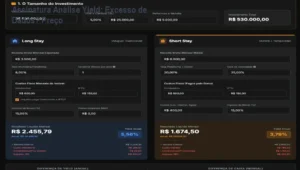 Tela do portal Assinatura Análise Yield mostrando indicadores de rentabilidade filtrados