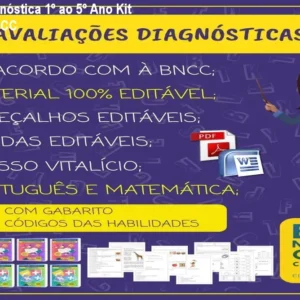 Avaliação Diagnóstica 1º ao 5º Ano Kit Só Escola - BNCC