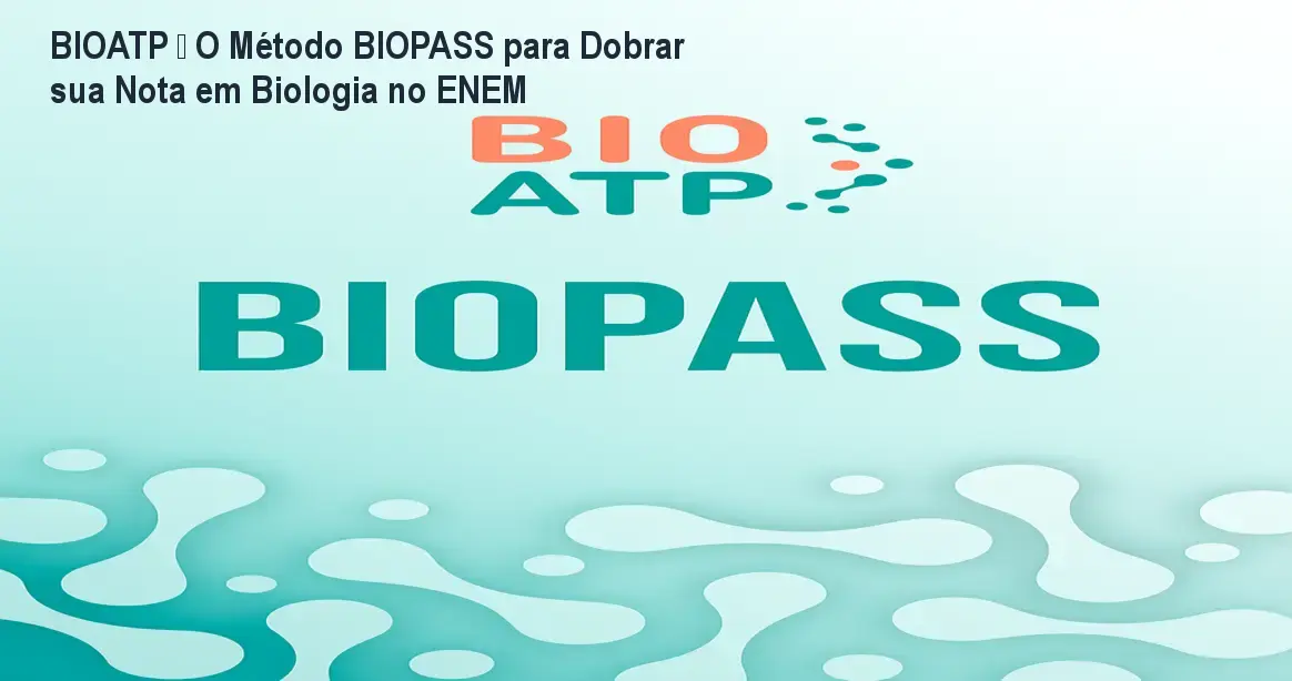 Imagem do curso BIOATP mostrando o método D3R e simulados espelho para melhorar a performance em biologia no ENEM