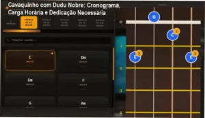 Cavaquinho com Dudu Nobre cronograma de estudo e carga horária