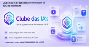 Clube das IA's oferta de cupom, promoção e economia na assinatura