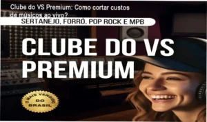 Tela da plataforma Clube do VS Premium mostrando biblioteca de multitracks e aula de Reaper