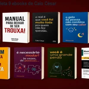 Coleção completa 9 ebooks de Caio César – R$44,90