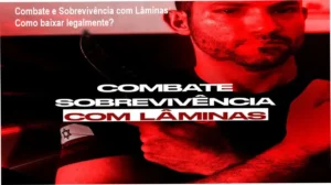 Tela mostrando o curso Combate e Sobrevivência com Lâminas disponível para download oficial