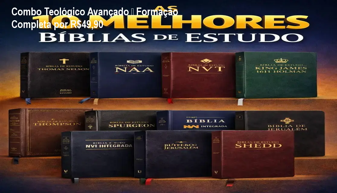 Combo Teológico Avançado – Formação Completa por R$49,90