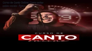 Aluna praticando exercícios vocais do Curso de Canto Online para evitar calos vocais
