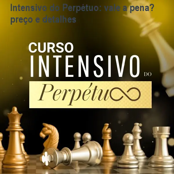 Intensivo do Perpétuo: vale a pena? preço e detalhes