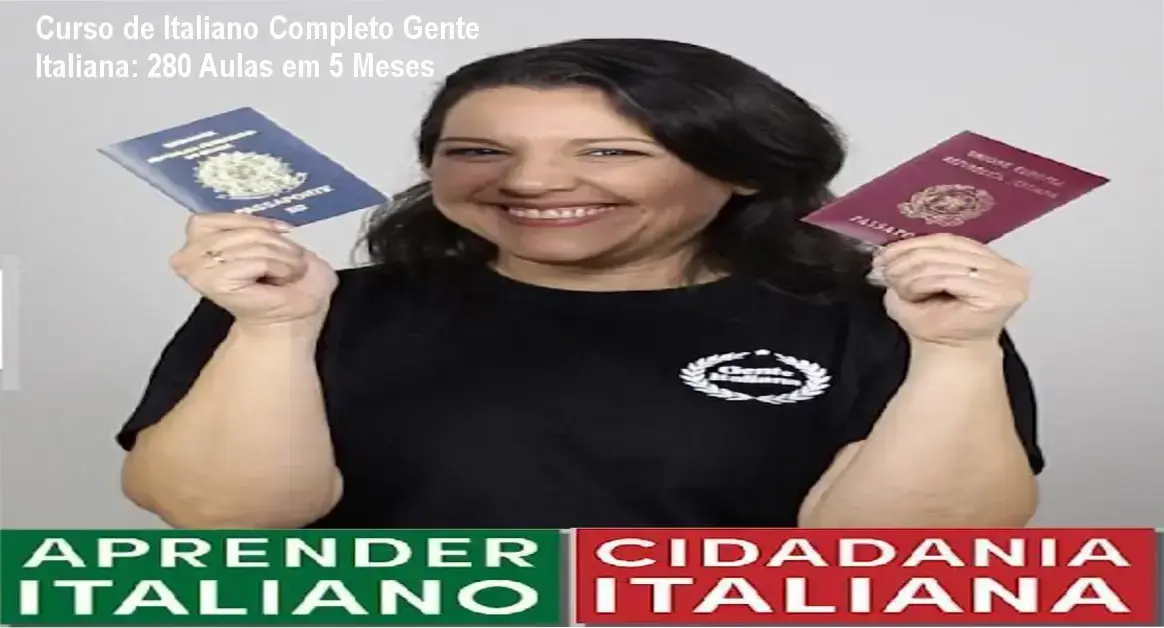 Curso de Italiano Completo Gente Italiana – módulos, aulas e conteúdo programático