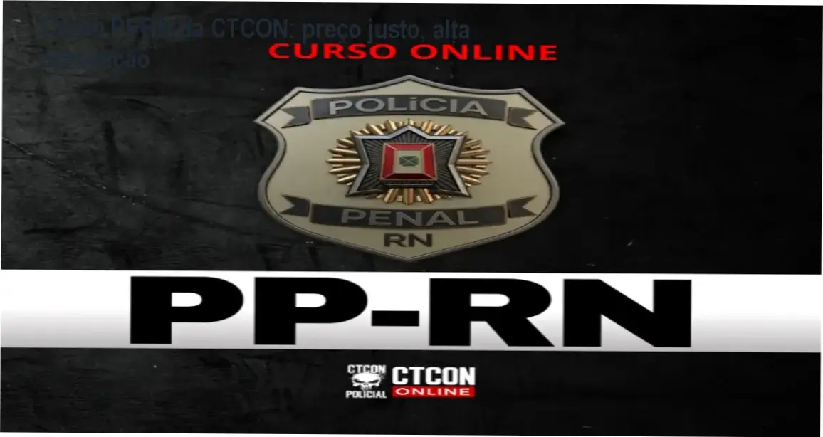 CURSO ON-LINE - POLÍCIA PENAL DO RN - PPRN | garantia de 7 dias